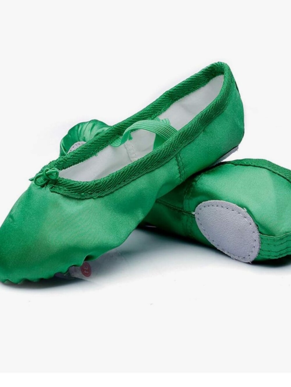 Girl's Ballet Shoes Satin Green Size 37